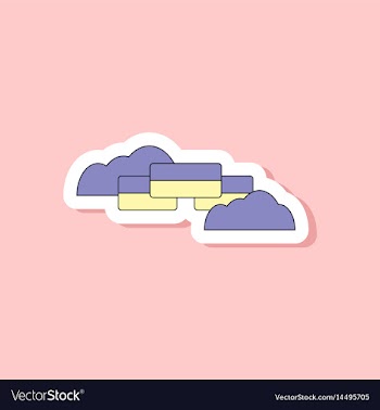 Paper sticker on stylish background ukrainian flag vector image