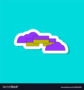 Paper sticker on stylish background ukrainian flag vector image