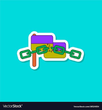 Paper sticker on stylish background ukrainian flag vector image