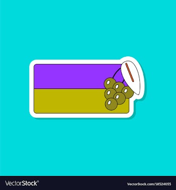 Paper sticker on stylish background ukrainian flag vector image