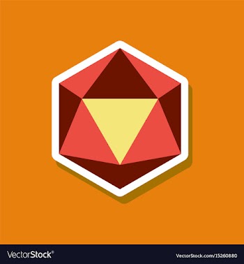 Paper sticker on stylish background virus vector image