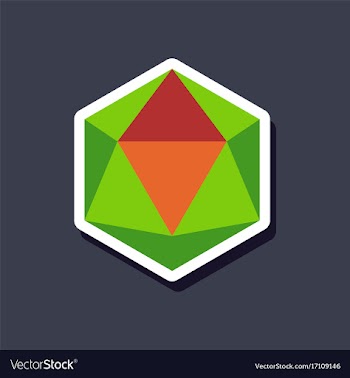Paper sticker on stylish background virus vector image