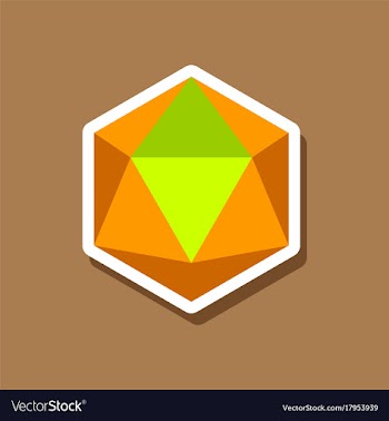 Paper sticker on stylish background virus vector image