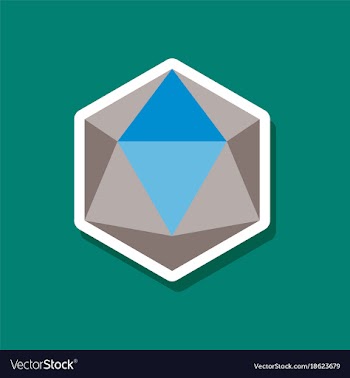 Paper sticker on stylish background virus vector image