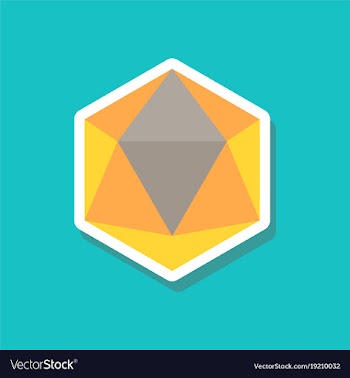 Paper sticker on stylish background virus vector image