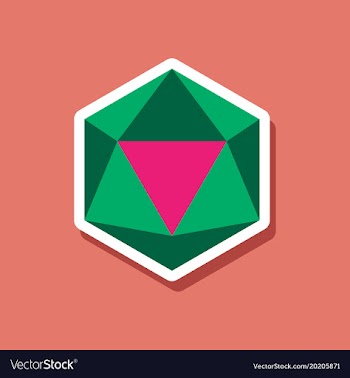 Paper sticker on stylish background virus vector image