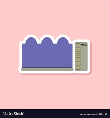 Paper sticker on stylish background wave height vector image