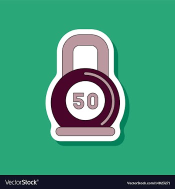 Paper sticker on stylish background weight vector image