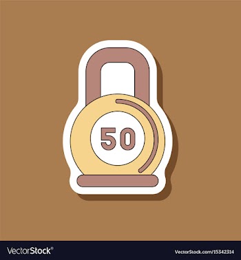 Paper sticker on stylish background weight vector image