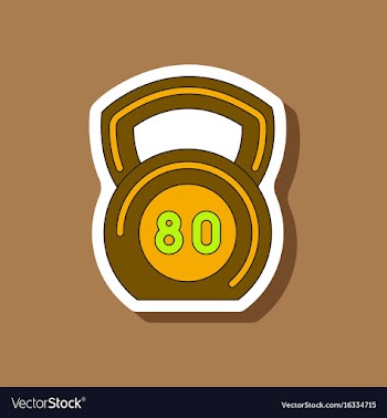 Paper sticker on stylish background weight vector image