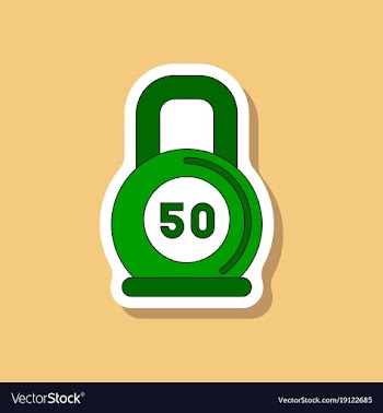 Paper sticker on stylish background weight vector image