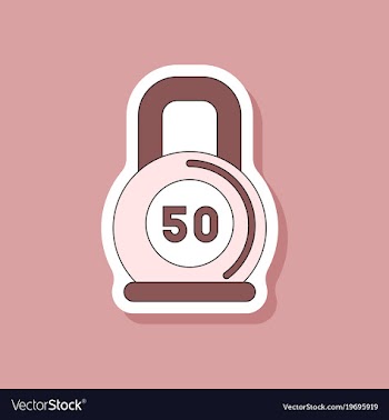 Paper sticker on stylish background weight vector image