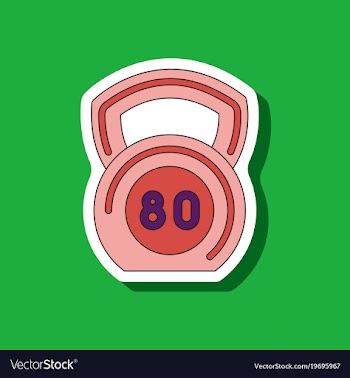 Paper sticker on stylish background weight vector image