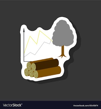 Paper sticker on stylish background wood vector image