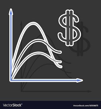 Paper sticker on theme arabic business dollar vector image