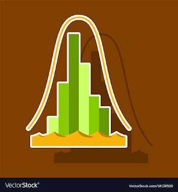 Paper sticker on theme arabic business economic vector image