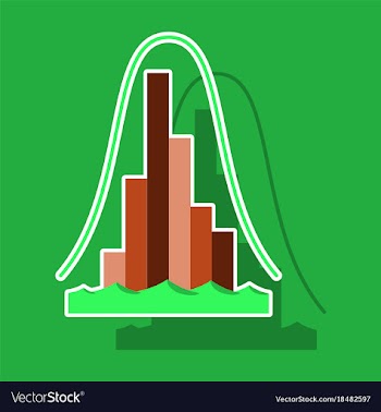 Paper sticker on theme arabic business economic vector image