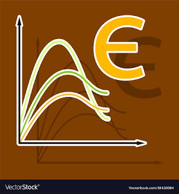 Paper sticker on theme arabic business euro chart vector image
