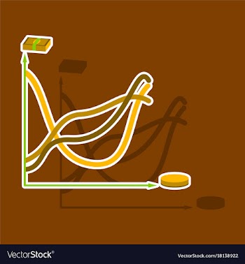 Paper sticker on theme arabic business money vector image
