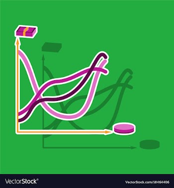 Paper sticker on theme arabic business money vector image