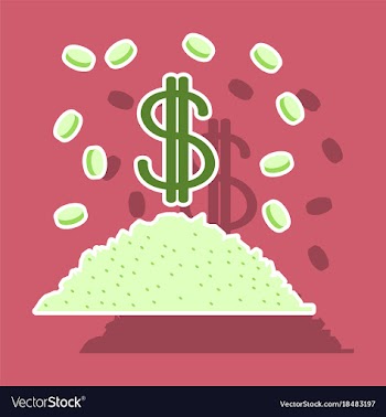Paper sticker on theme arabic business mountain vector image