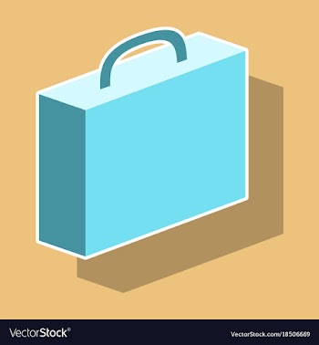 Paper sticker on theme arabic business office vector image