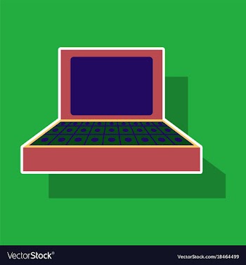 Paper sticker on theme arabic business suitcase vector image