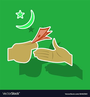 Paper sticker on theme arabic business transfer vector image