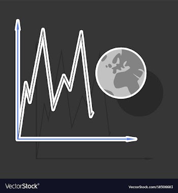 Paper sticker on theme arabic business world vector image