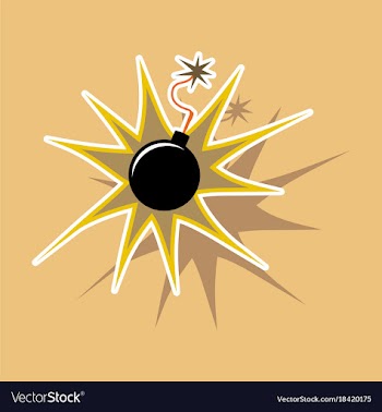 Paper sticker on theme comic speech bubbles set vector image