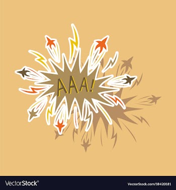 Paper sticker on theme comic speech bubbles set vector image