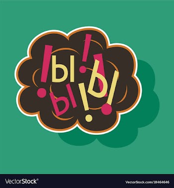 Paper sticker on theme comic speech bubbles set vector image
