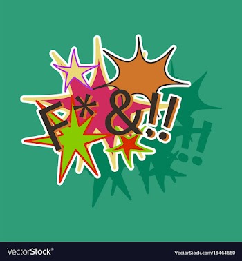 Paper sticker on theme comic speech bubbles set vector image