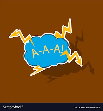 Paper sticker on theme comic speech bubbles set vector image