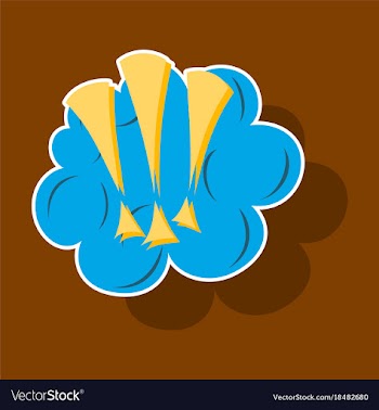 Paper sticker on theme comic speech bubbles set vector image