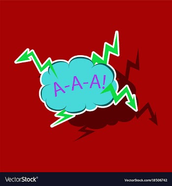 Paper sticker on theme comic speech bubbles set vector image