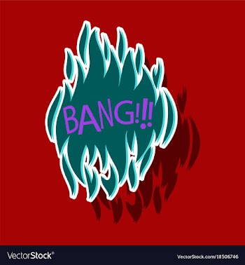 Paper sticker on theme comic speech bubbles set vector image