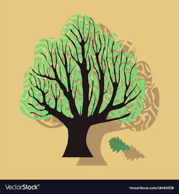 Paper sticker on theme of andorra oak vector image