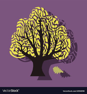Paper sticker on theme of andorra oak vector image