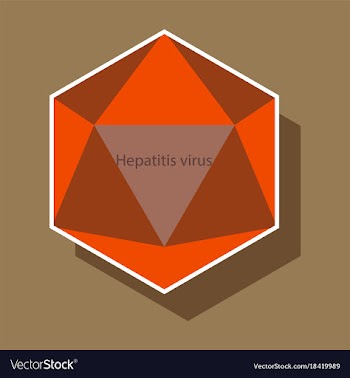 Paper sticker on theme world hepatitis day vector image