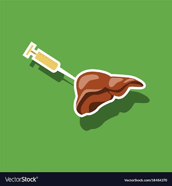 Paper sticker on theme world hepatitis day vector image