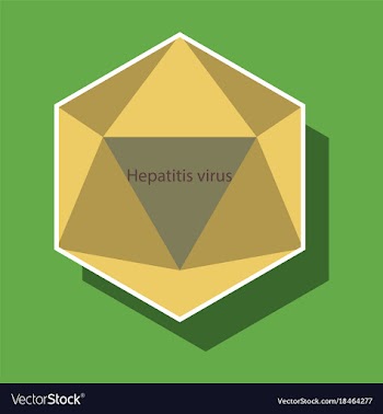 Paper sticker on theme world hepatitis day vector image