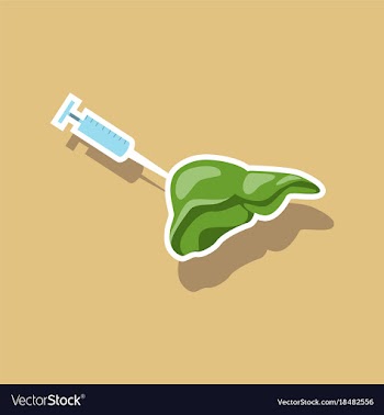 Paper sticker on theme world hepatitis day vector image