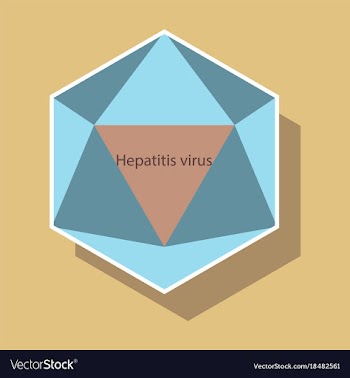 Paper sticker on theme world hepatitis day vector image