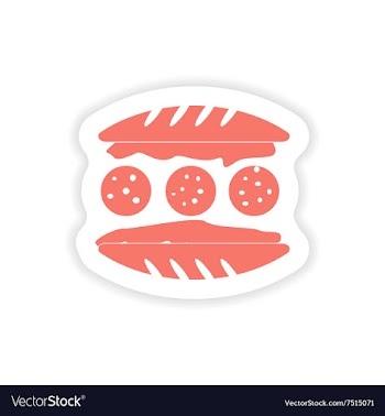 Paper sticker on white background american vector image