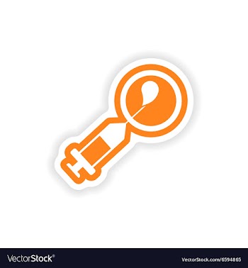 Paper sticker on white background artificial vector image
