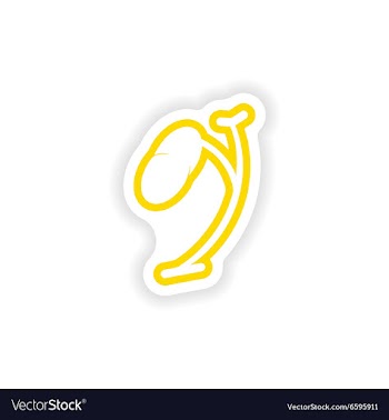 Paper sticker on white background body spleen vector image