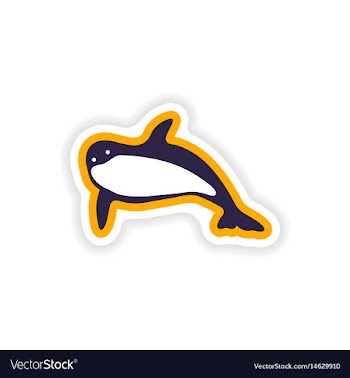 Paper sticker on white background bright killer vector image