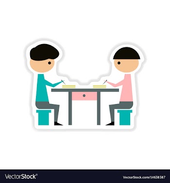 Paper sticker on white background business vector image