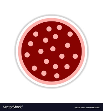 Paper sticker on white background chocolate vector image